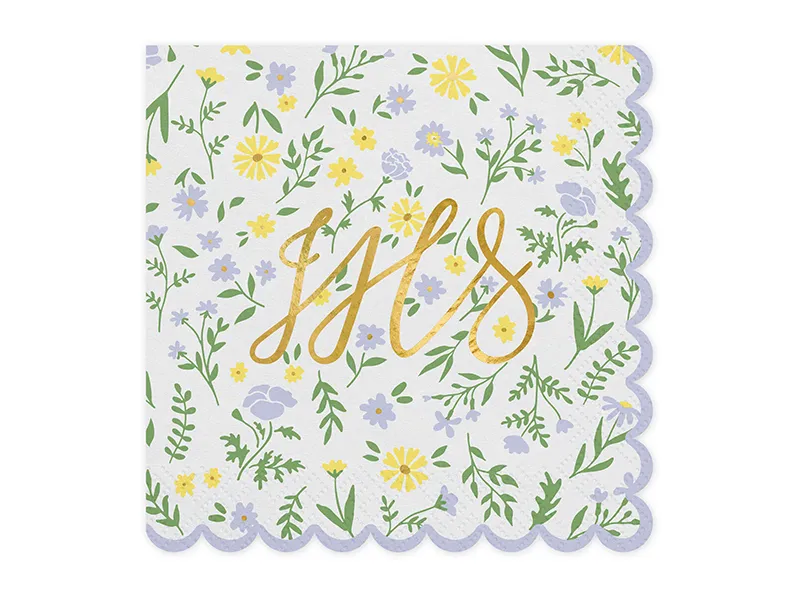 Serwetki komunia IHS, 33×33 cm