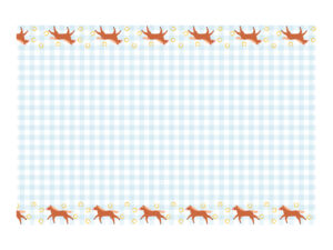 obrus papierowy konie