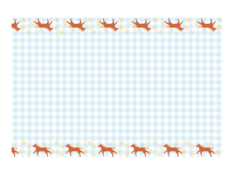 obrus papierowy konie