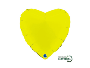 balon foliowy serce zolte