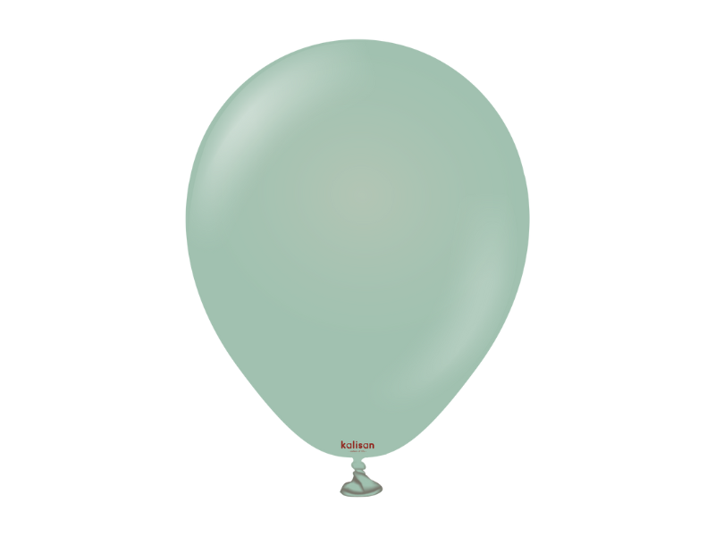 Balon lateksowy z HELEM – retro zielony 30 cm
