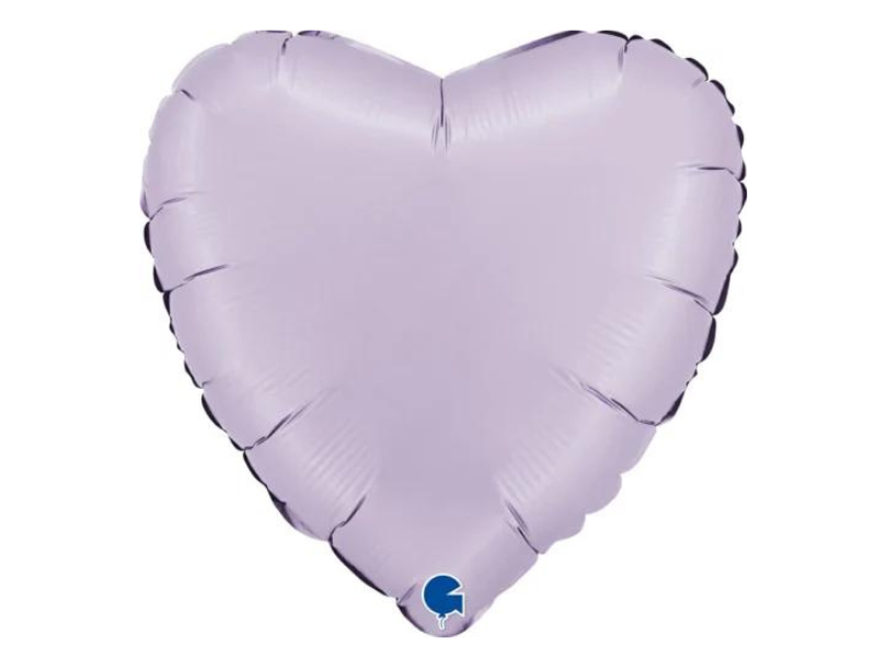 balon serce fiolet
