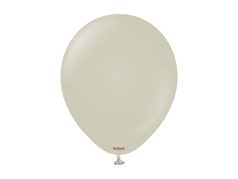 Balon lateksowy z HELEM – szary, 30 cm