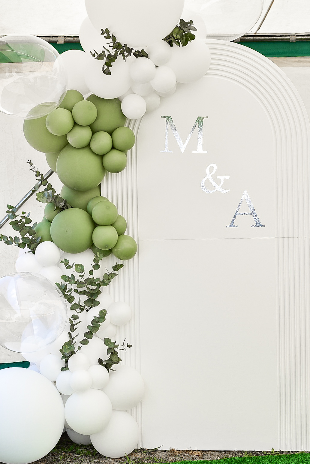 scianka balonowa poprawiny slub