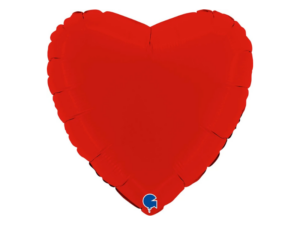 Balon foliowy czerwone serce 18