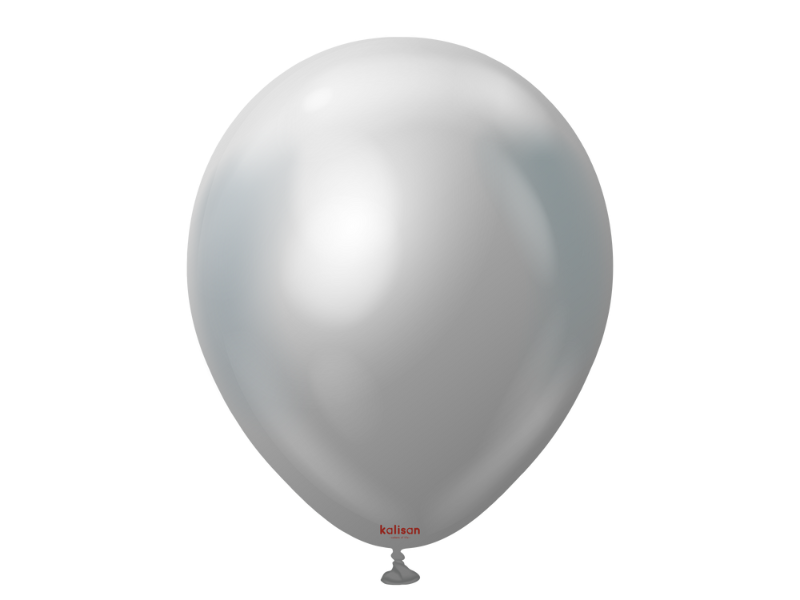balon lateksowy kalisan mirror silver