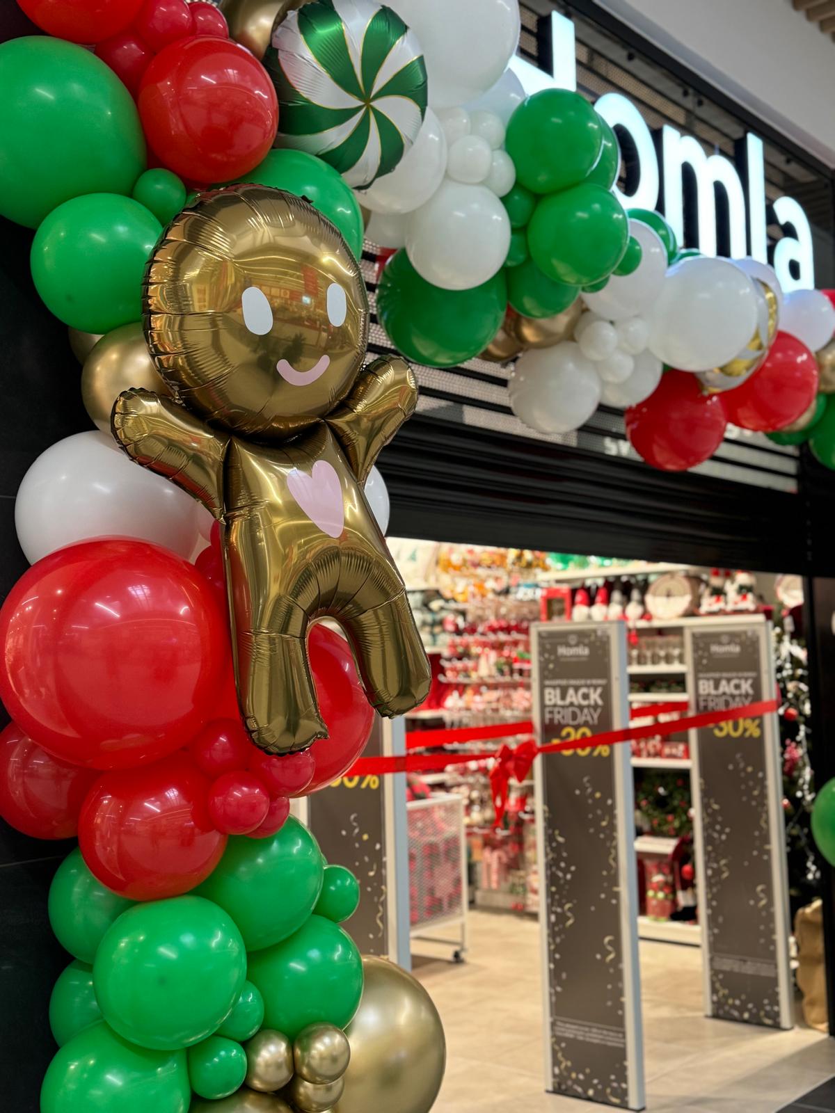 swiateczna girlanda balonowa homla