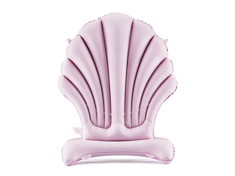 balon muszla rozowy