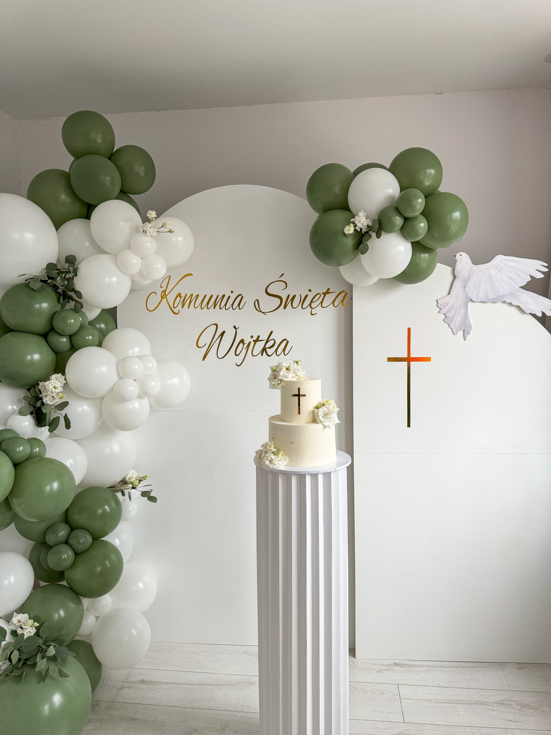 ścianka do zdjęć na komunie