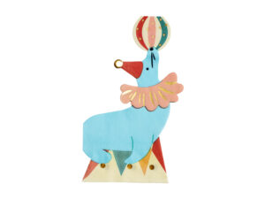 serwetki papierowe foka cyrk 11x17 cm