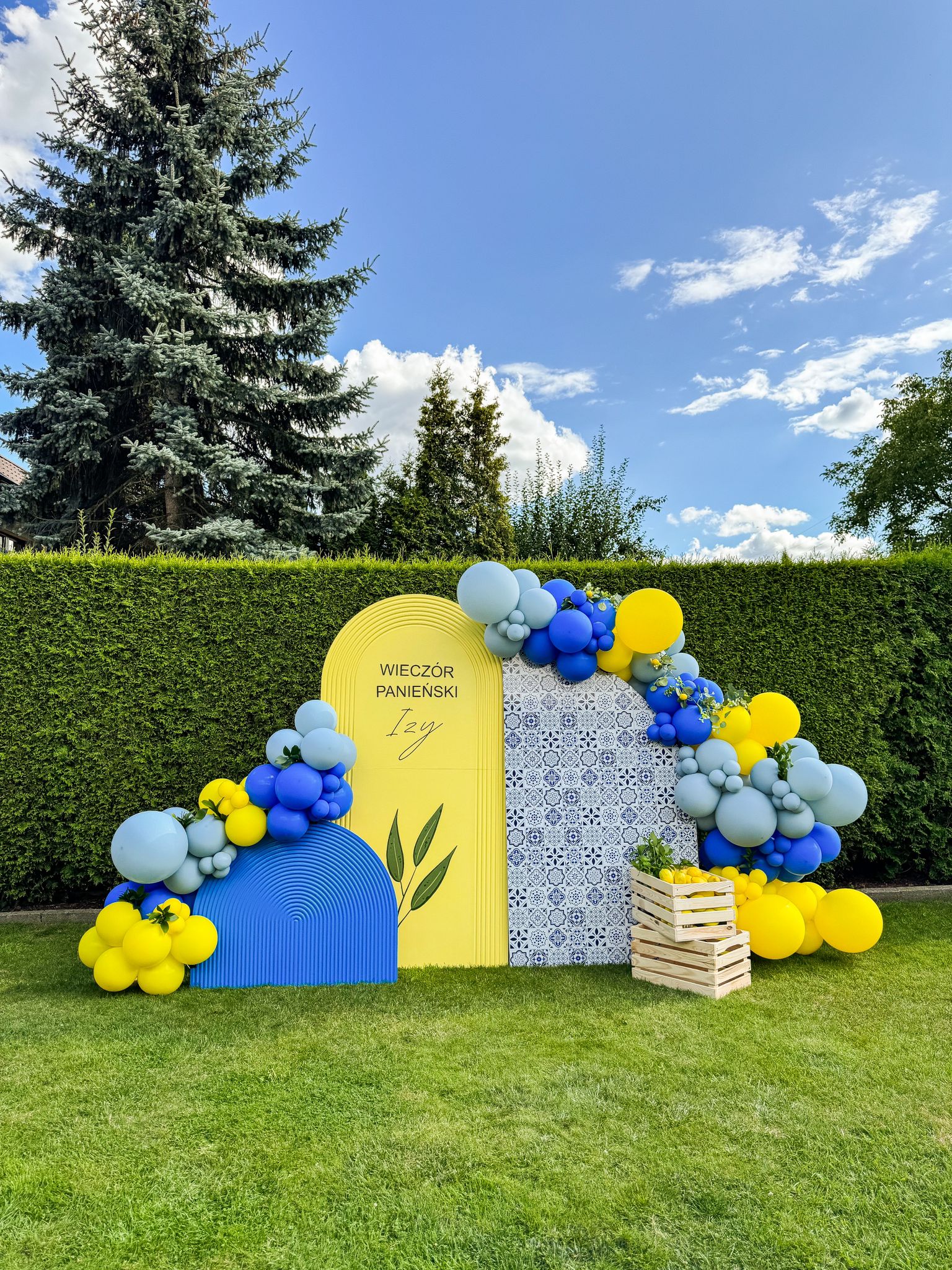 Wieczór panieński w ogrodzie