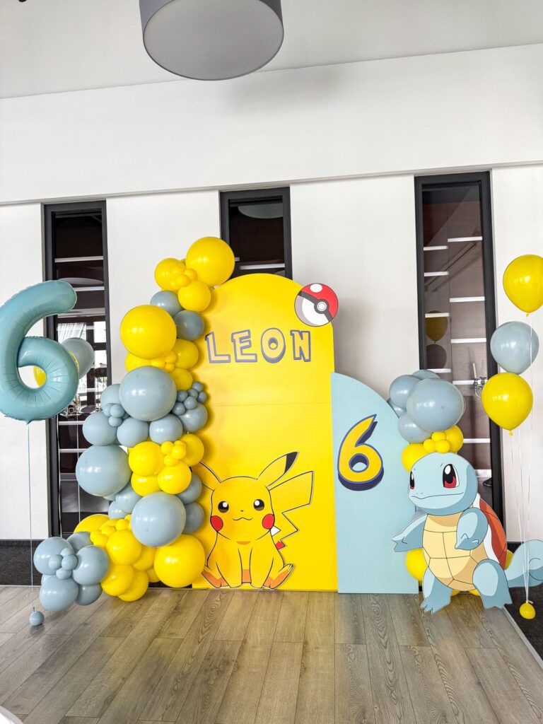 Ścianka do zdjęć pokemona